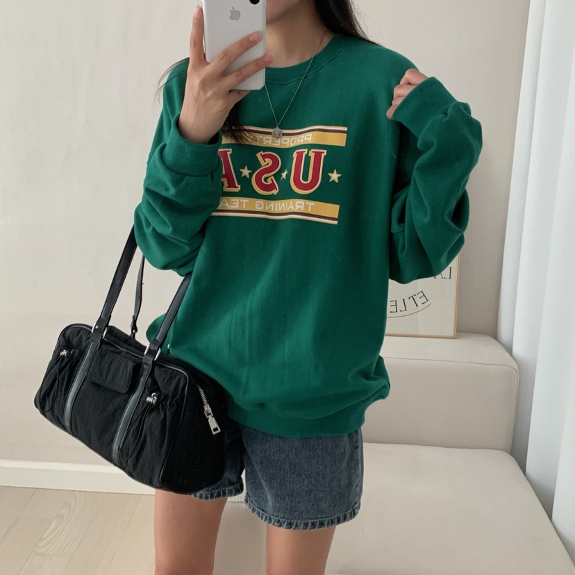 HELLO JINI韓國代購㊣女裝新品人氣推薦時尚職業休閑熱賣衛衣HELLO JINI衛衣