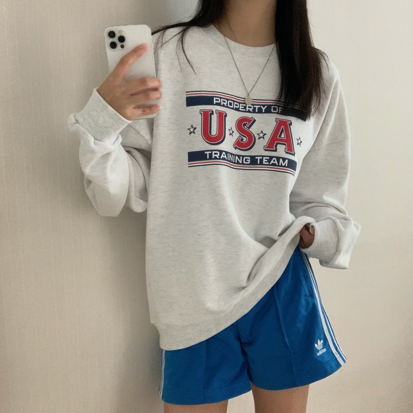 HELLO JINI韓國代購㊣女裝新品人氣推薦時尚職業休閑熱賣衛衣HELLO JINI衛衣
