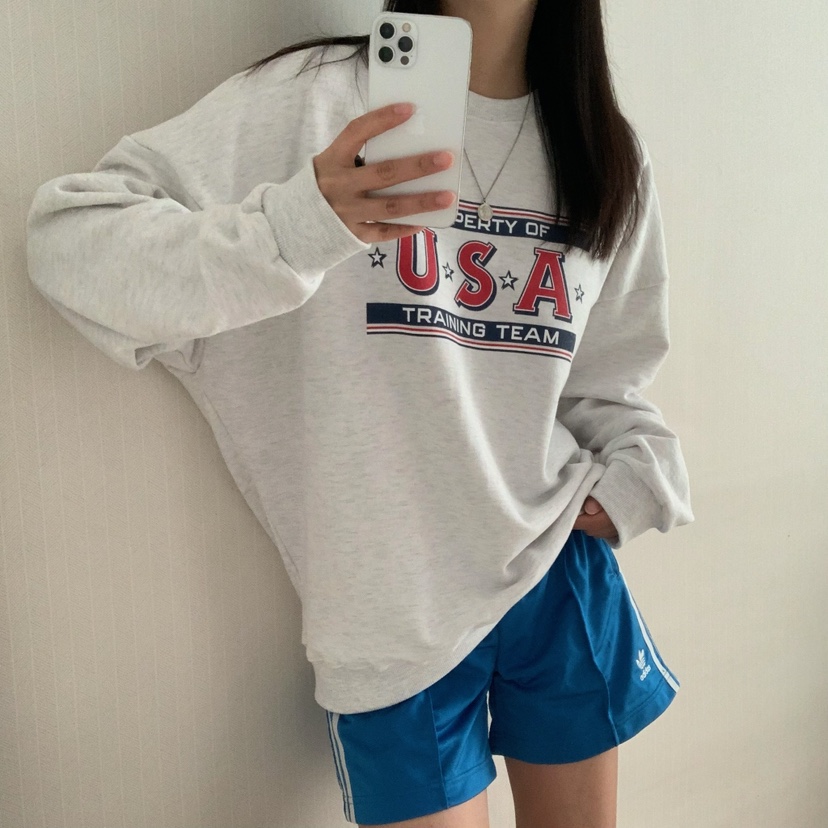 HELLO JINI韓國代購㊣女裝新品人氣推薦時尚職業休閑熱賣衛衣HELLO JINI衛衣