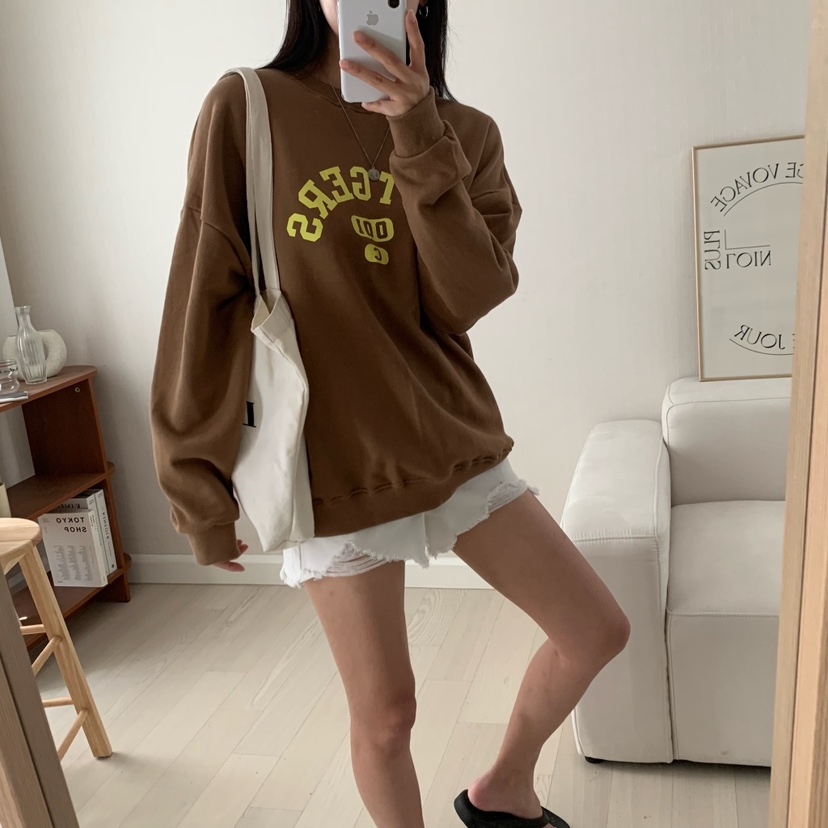 HELLO JINI東大門㊣實拍女士新品熱賣時尚25秋冬休閑真品衛衣HELLO JINI衛衣