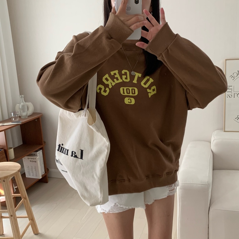 HELLO JINI東大門㊣實拍女士新品熱賣時尚25秋冬休閑真品衛衣HELLO JINI衛衣