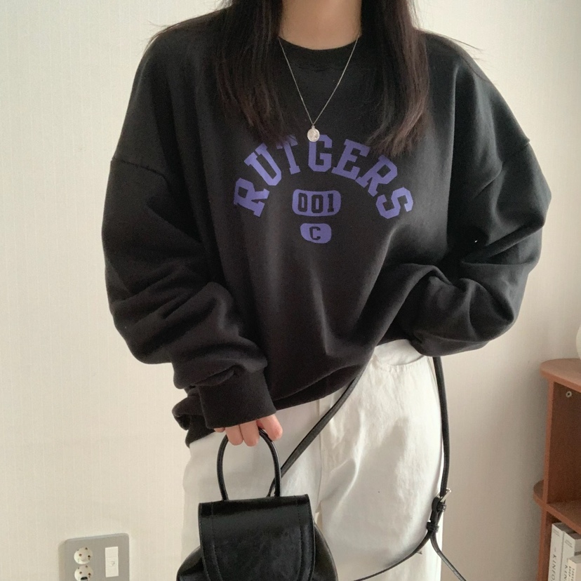 HELLO JINI東大門㊣實拍女士新品熱賣時尚25秋冬休閑真品衛衣HELLO JINI衛衣圖色2