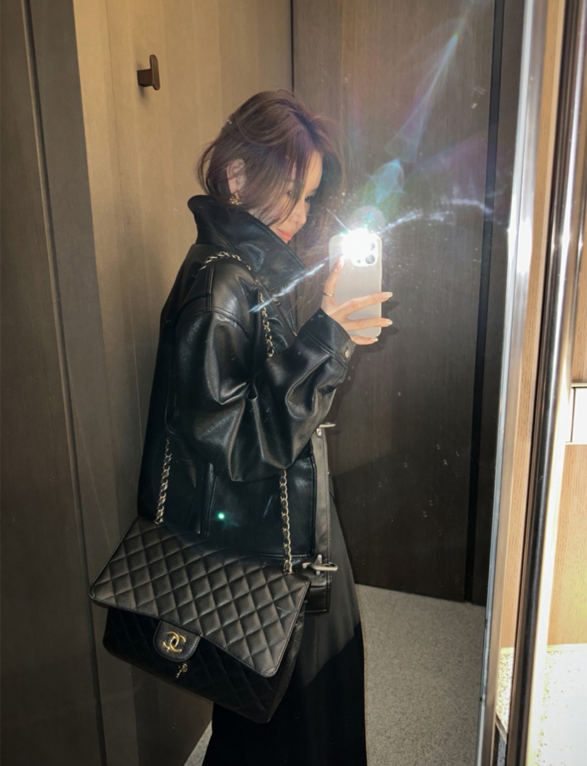 BOWIE東大門㊣直郵女士新品推薦時尚25秋冬熱賣職業皮衣皮革BOWIE皮衣
