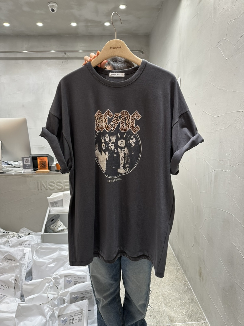 INSSENSE-A韓國代購㊣女士新品休閑真品熱賣職業T恤不含腰帶INSSENSE-AT恤圖色2