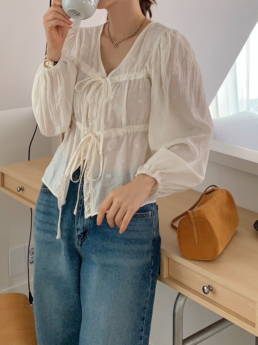 ZEST-제스트-T韓國代購㊣女裝新品25秋冬休閑時尚襯衫蕾絲衫ZEST-2件起訂襯衫/蕾絲衫