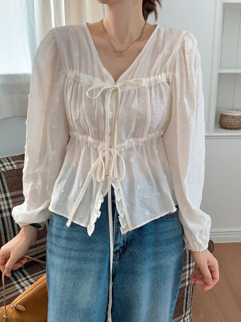 ZEST-제스트-T韓國代購㊣女裝新品25秋冬休閑時尚襯衫蕾絲衫ZEST-2件起訂襯衫/蕾絲衫