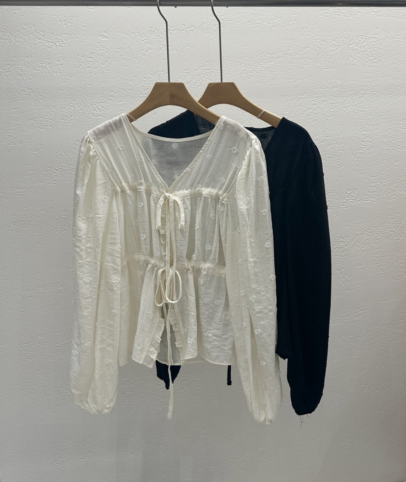 ZEST-제스트-T韓國代購㊣女裝新品25秋冬休閑時尚襯衫蕾絲衫ZEST-2件起訂襯衫/蕾絲衫圖色2左二色