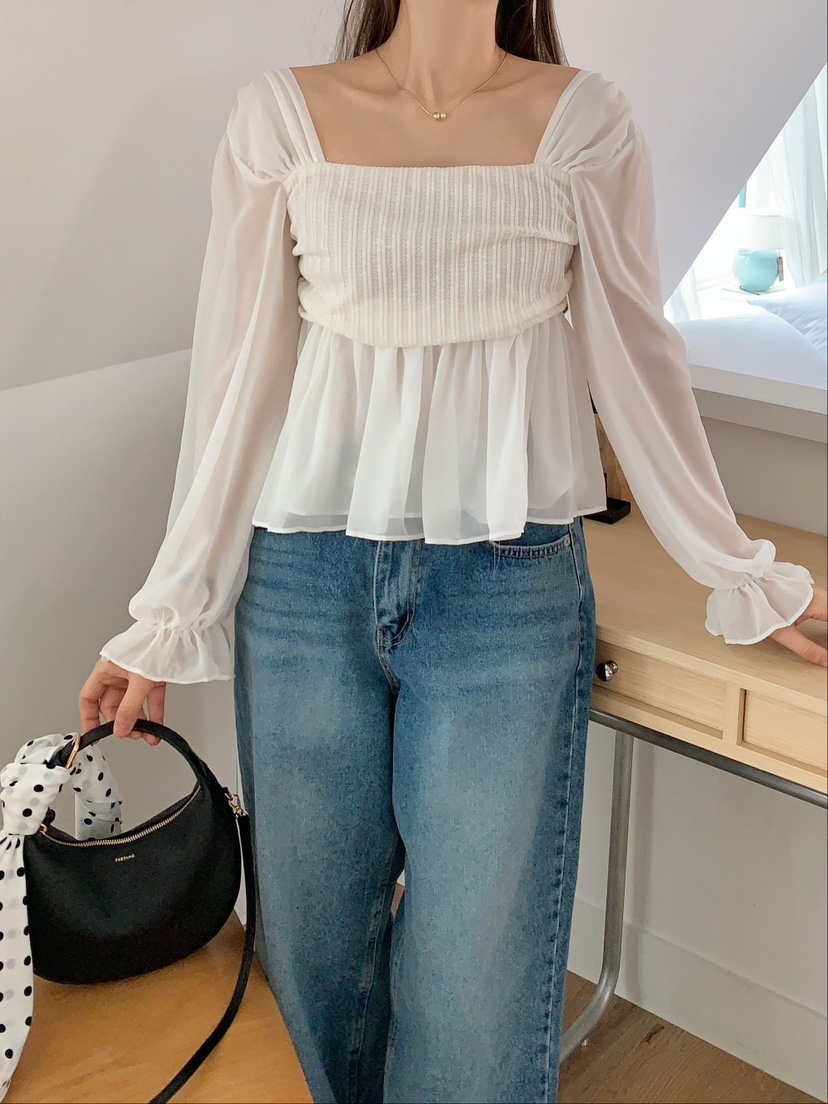 ZEST-제스트-T東大門㊣直郵女士新品人氣休閑時尚襯衫蕾絲衫ZEST-2件起訂襯衫/蕾絲衫