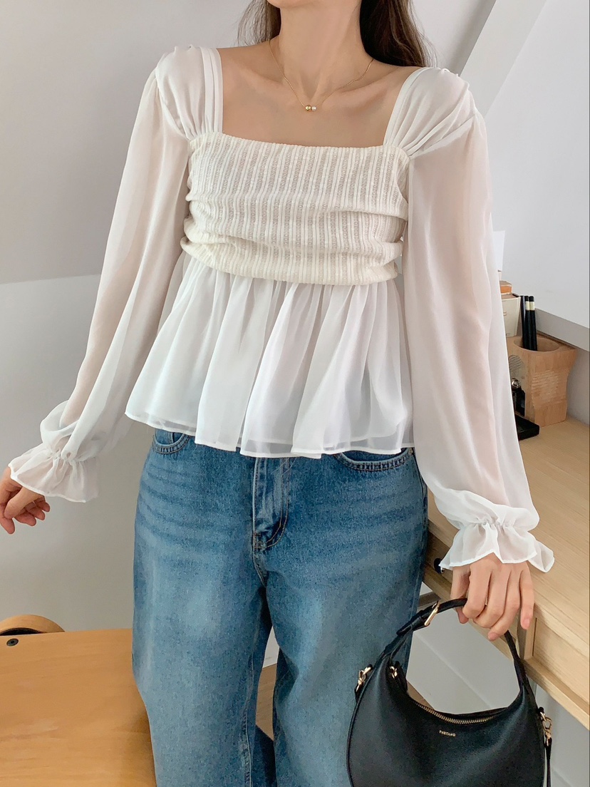 ZEST-제스트-T東大門㊣直郵女士新品人氣休閑時尚襯衫蕾絲衫ZEST-2件起訂襯衫/蕾絲衫