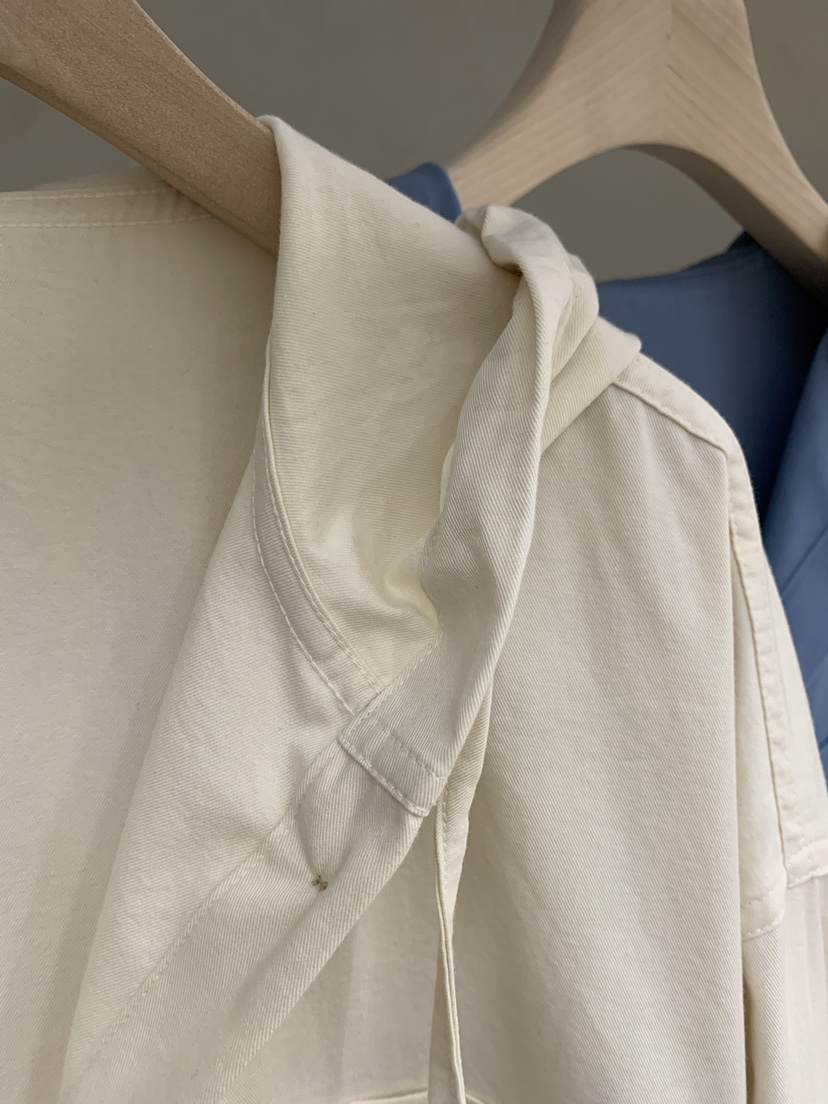NOTHING東大門㊣代購女士新品人氣休閑職業25秋冬襯衫蕾絲衫連帽NOTHING襯衫/蕾絲衫