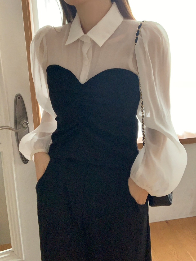 ZEST-제스트-T東大門㊣代購女士新款休閑25秋冬襯衫蕾絲衫ZEST-2件起訂襯衫/蕾絲衫