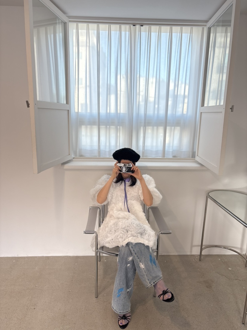 PLATFORM-L東大門㊣實拍女士新品職業真品25秋冬連衣裙含腰繩PLATFORM連衣裙