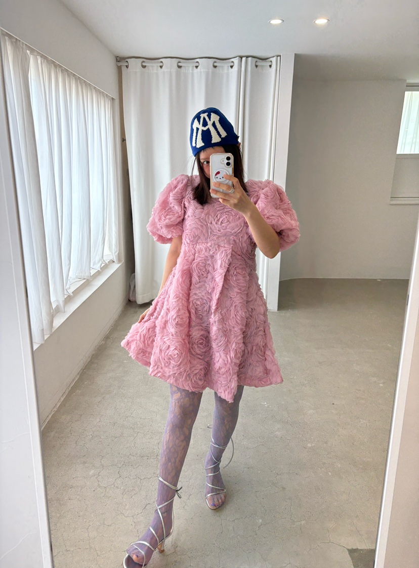 PLATFORM-L東大門㊣實拍女士新品職業真品25秋冬連衣裙含腰繩PLATFORM連衣裙