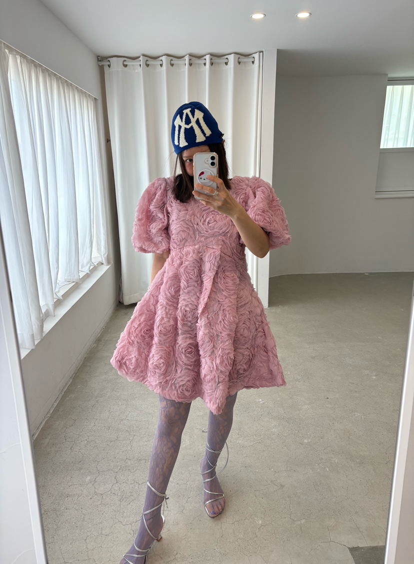 PLATFORM-L東大門㊣實拍女士新品職業真品25秋冬連衣裙含腰繩PLATFORM連衣裙