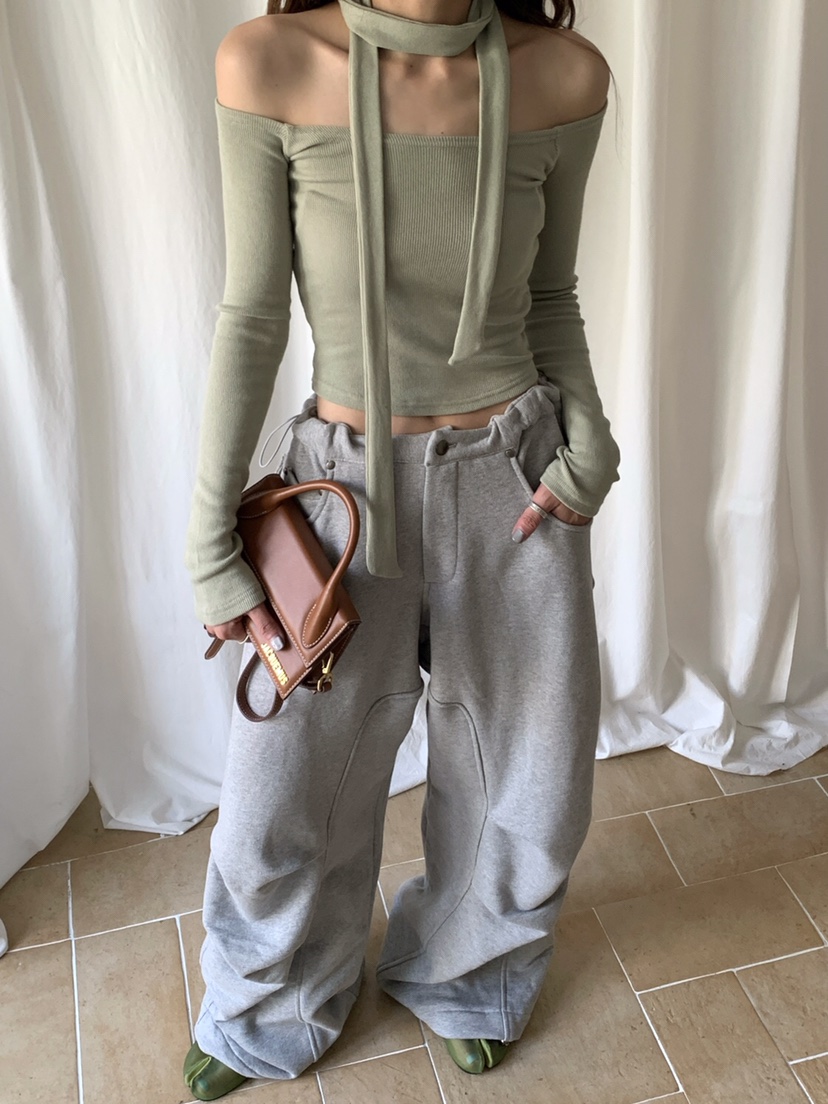 VERANDA韓國代購㊣女裝新品職業休閑真品25秋冬人氣時尚休閑褲VERANDA休閑褲