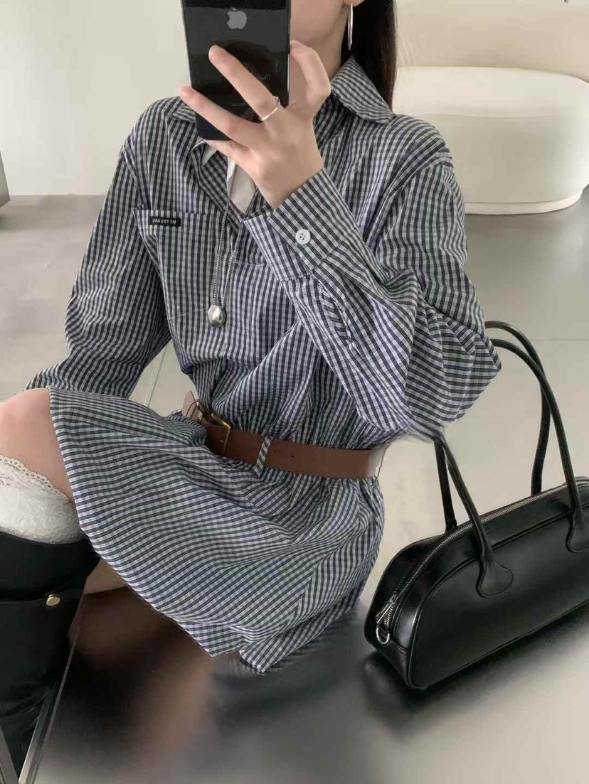 STRAWBERRY韓國代購㊣女裝新品熱賣人氣推薦連衣裙不含腰帶STRAWBERRY連衣裙