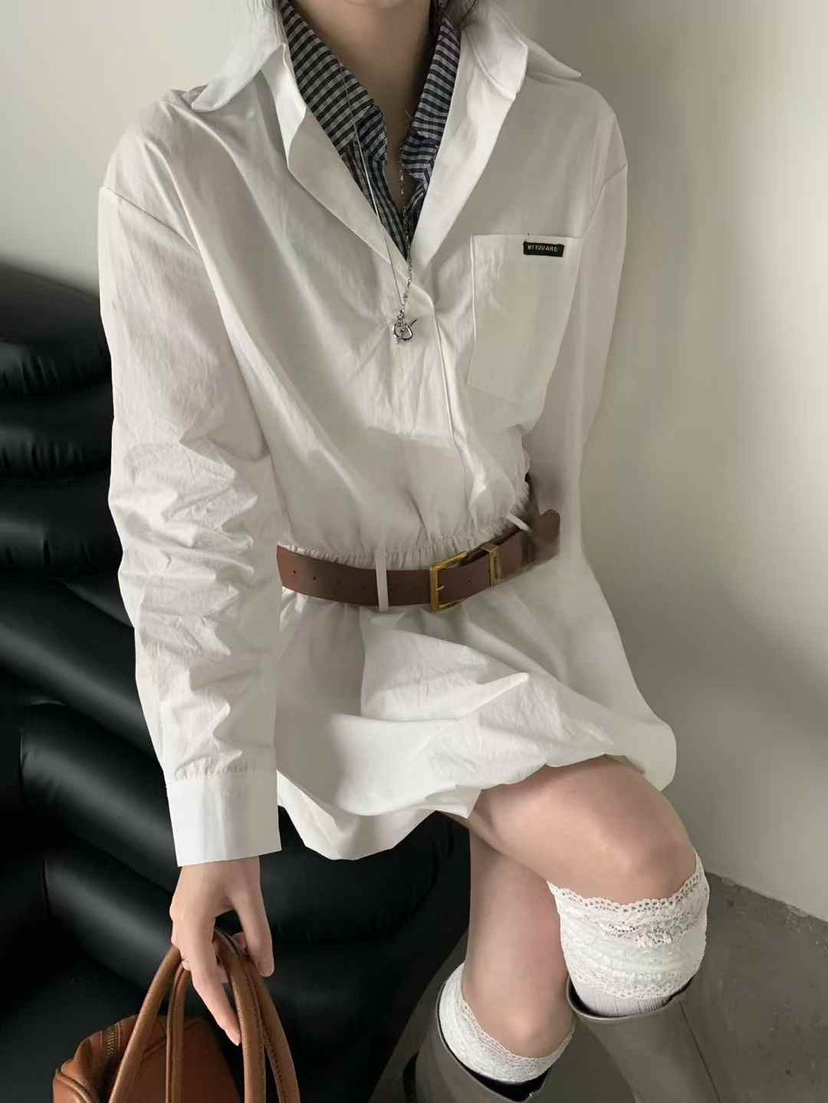 STRAWBERRY韓國代購㊣女裝新品熱賣人氣推薦連衣裙不含腰帶STRAWBERRY連衣裙