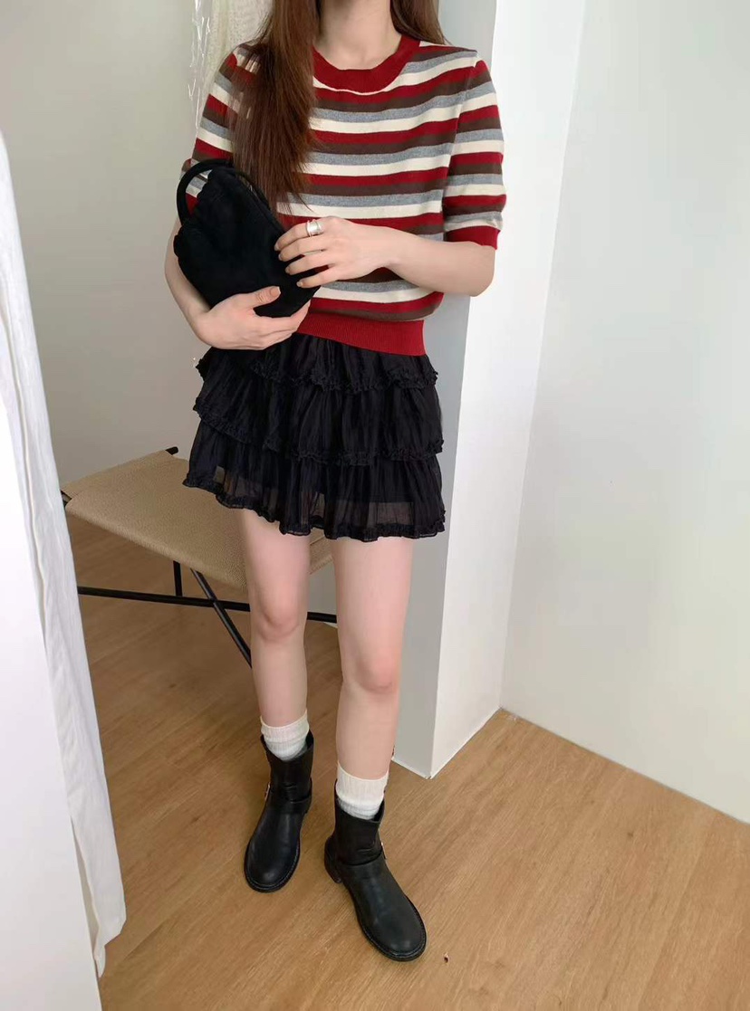 STRAWBERRY韓國代購㊣女士新品推薦熱賣人氣時尚休閑真品短裙STRAWBERRY短裙