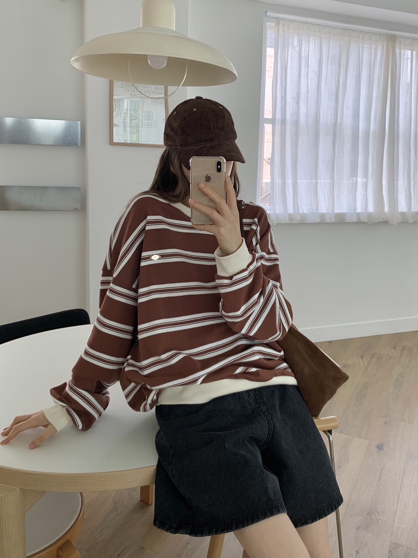 FORMSTUDIO韓國直郵㊣女士新款職業真品25秋冬休閑人氣衛衣FORMSTUDIO衛衣