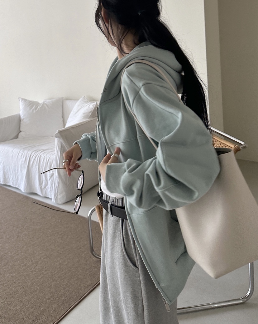 BOWIE東大門㊣實拍女裝新品時尚休閑真品人氣職業熱賣衛衣拉鏈BOWIE衛衣