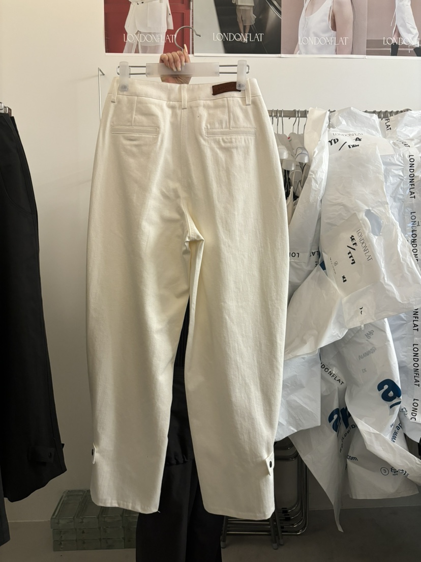 LONDON FLAT韓國代購㊣女士新品休閑人氣25秋冬真品休閑褲LONDON FLAT休閑褲