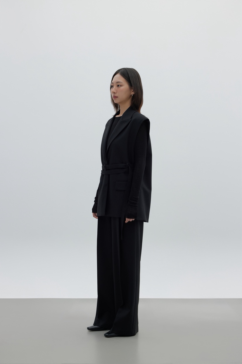 LE-PPL東大門㊣實拍女士新款職業真品推薦休閑馬甲不含腰帶LE-PPL馬甲