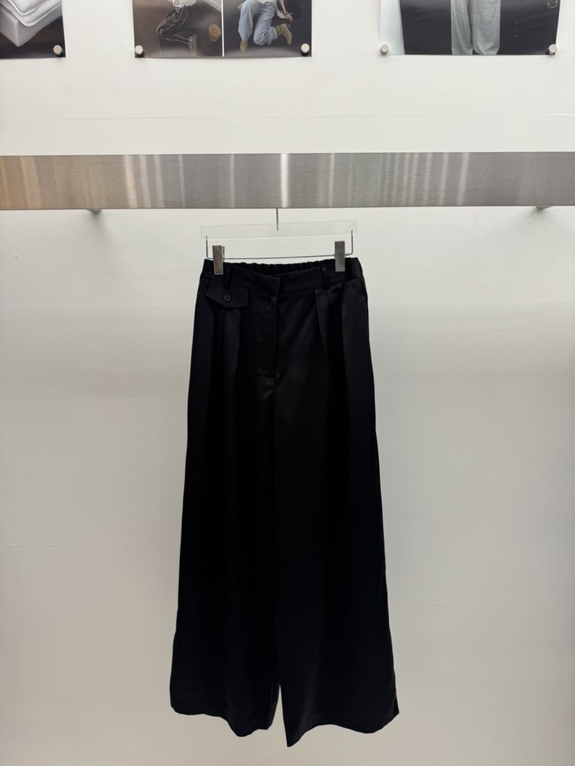 AMOOD東大門㊣代購女裝新品熱賣人氣職業休閑25秋冬休閑褲口袋AMOOD休閑褲圖色3