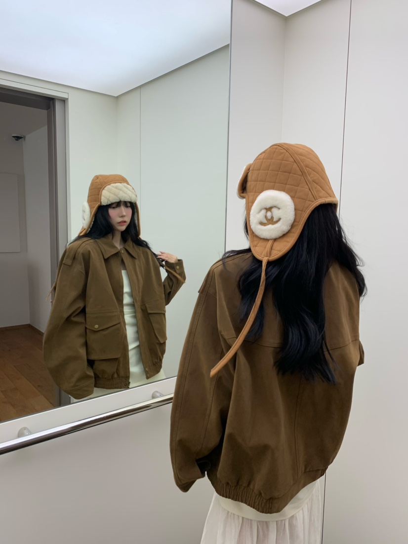 VIRKIN韓國代購㊣女士新品人氣25秋冬休閑真品熱賣夾克絨面革VIRKIN夾克