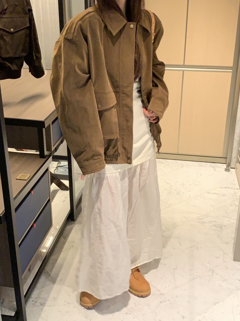 VIRKIN韓國代購㊣女士新品人氣25秋冬休閑真品熱賣夾克絨面革VIRKIN夾克