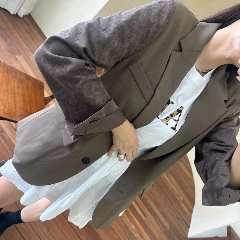 SOUIT東大門㊣代購女裝新品真品職業時尚休閑25秋冬人氣夾克SOUIT by mabel-L夾克