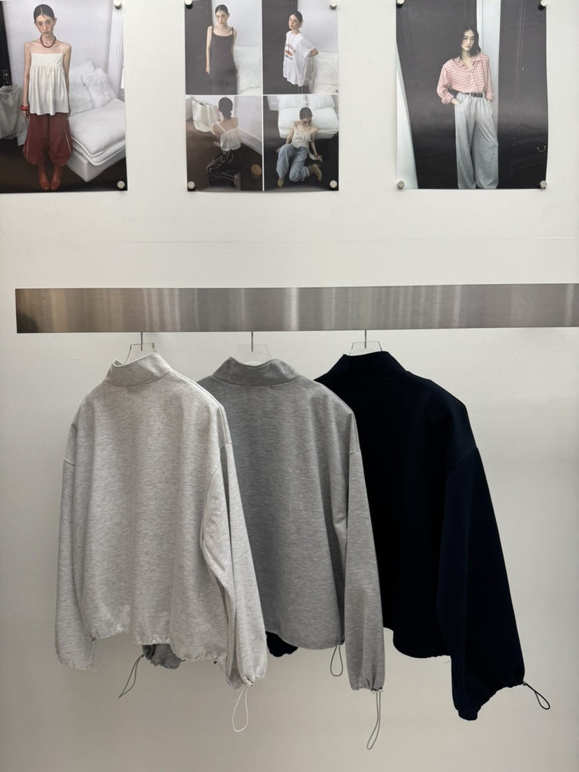 AMOOD東大門㊣實拍女裝新品時尚熱賣人氣真品休閑25秋冬衛衣拉鏈AMOOD衛衣