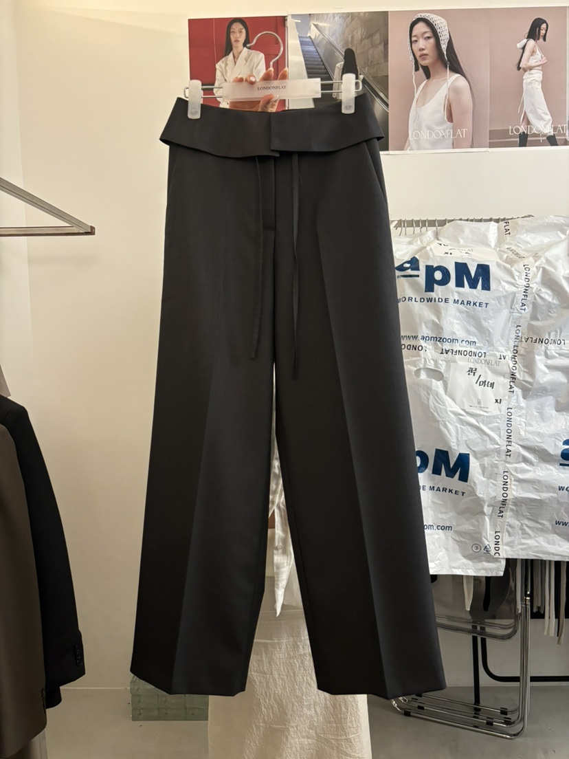 LONDON FLAT東大門㊣代購女士新品真品時尚熱賣職業休閑褲LONDON FLAT休閑褲圖色2