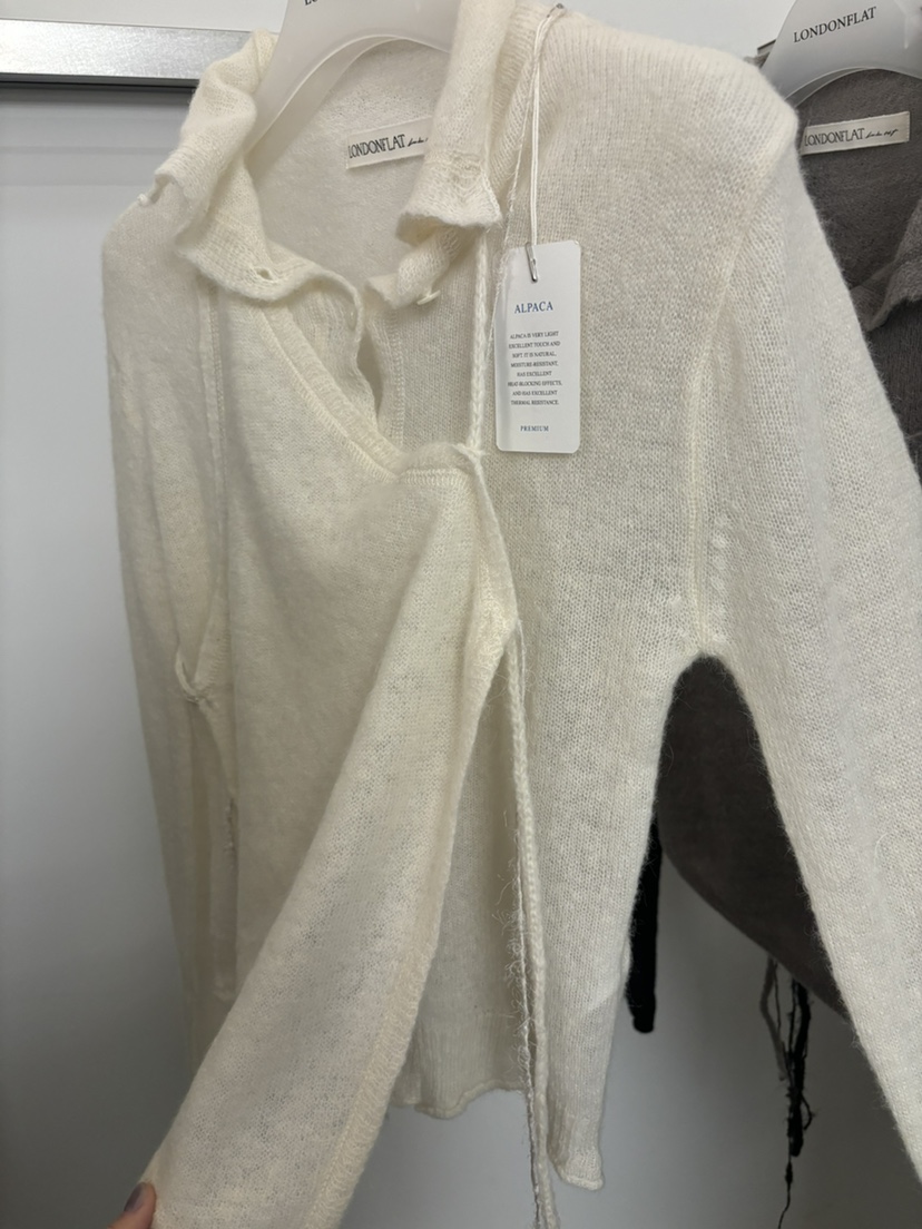 LONDON FLAT韓國代購㊣女裝新品人氣職業推薦真品25秋冬針織衫LONDON FLAT針織衫