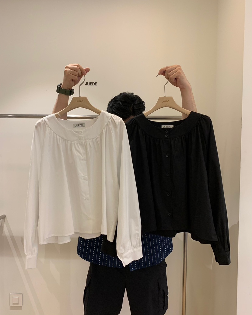 JUEDE(此品牌容易投訴)東大門㊣代購女士新品人氣襯衫蕾絲衫JUEDE襯衫/蕾絲衫