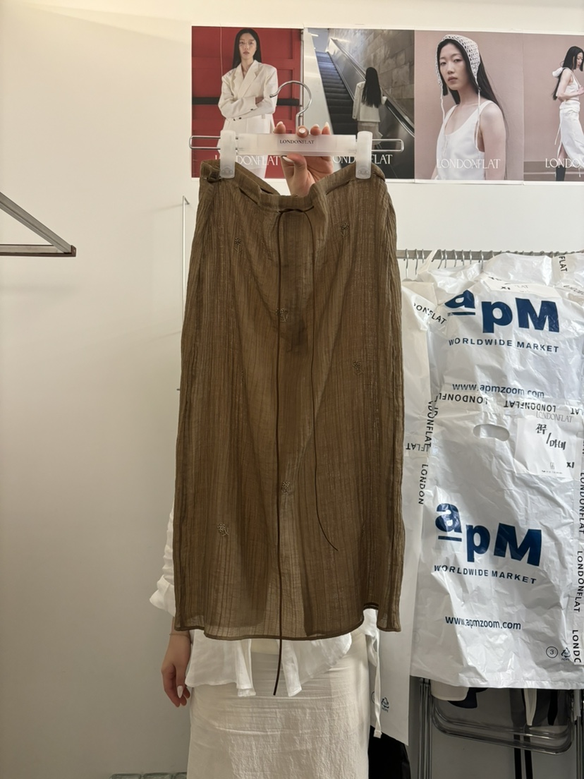 LONDON FLAT東大門㊣代購女裝新款熱賣真品25秋冬半身裙中短裙LONDON FLAT半身裙/中短裙圖色2