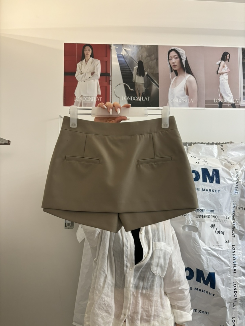 LONDON FLAT韓國直郵㊣女士新款休閑人氣職業真品熱賣裙褲LONDON FLAT裙褲