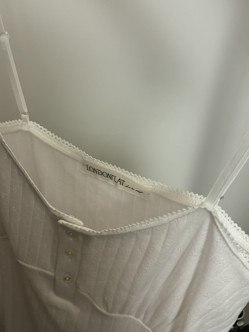 LONDON FLAT東大門㊣直郵女裝新品25秋冬休閑吊帶背心蕾絲LONDON FLAT吊帶/背心