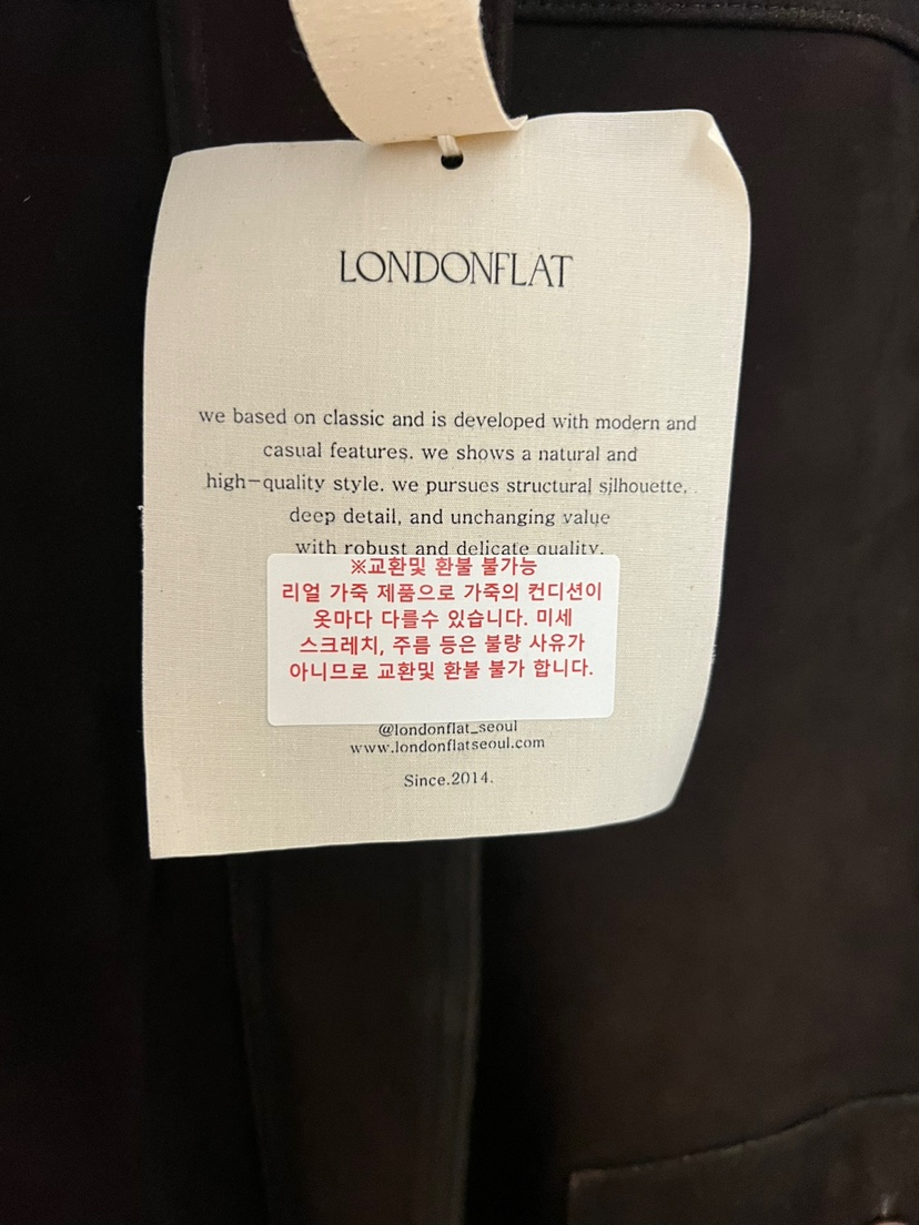 LONDON FLAT東大門㊣代購女裝新品職業休閑25秋冬夾克絨面革LONDON FLAT夾克