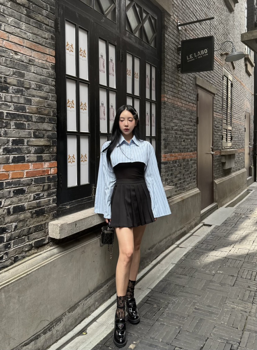 DAILY MOMENT韓國直郵㊣女裝新品人氣推薦熱賣休閑襯衫蕾絲衫DAILY MOMENT襯衫/蕾絲衫