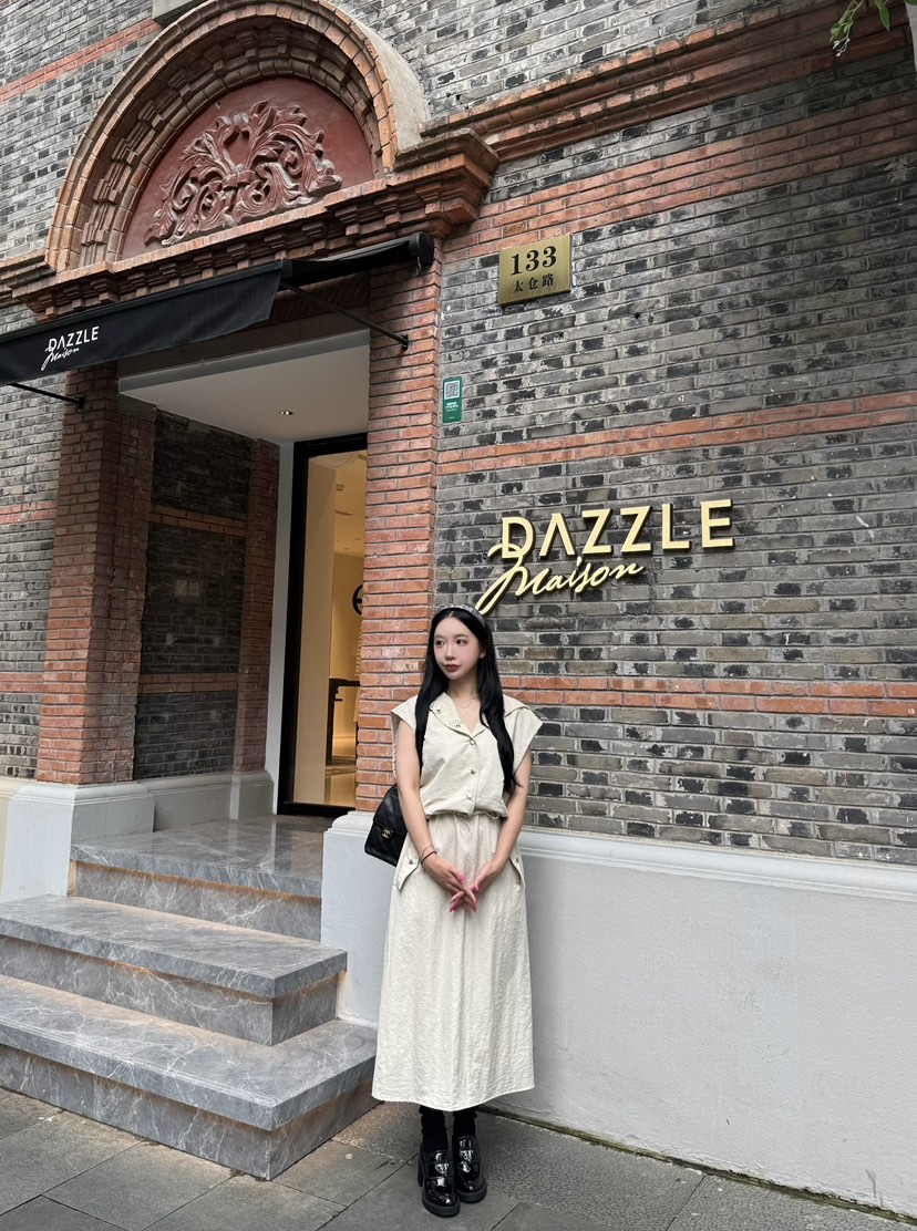 DAILY MOMENT韓國代購㊣女裝新品時尚職業真品人氣25秋冬長裙DAILY MOMENT長裙