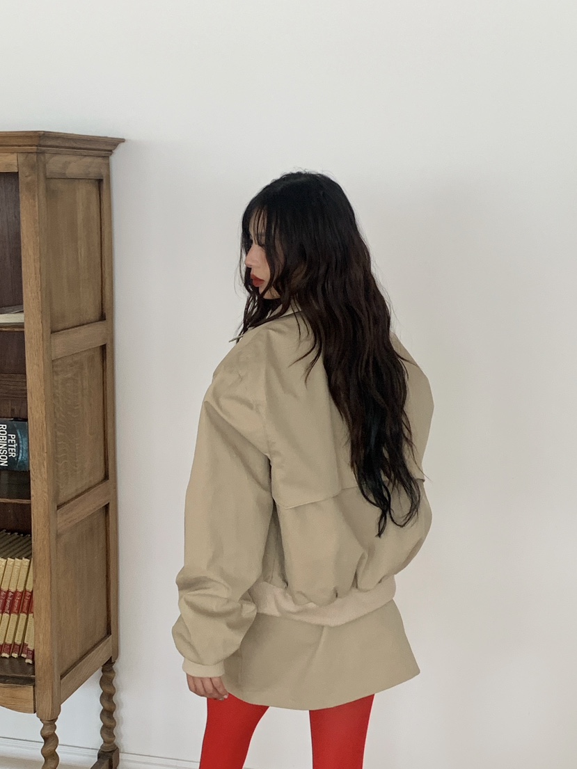 INTHEEND韓國代購㊣女裝新品真品職業推薦休閑25秋冬夾克棉質INTHEEND夾克