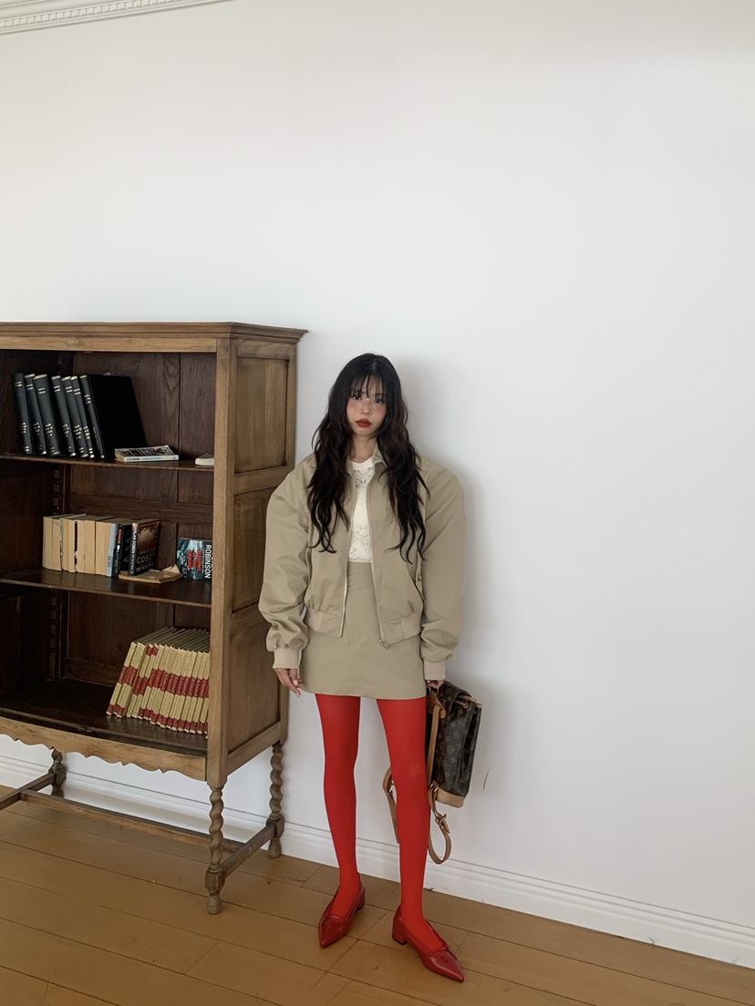 INTHEEND韓國代購㊣女裝新品真品職業推薦休閑25秋冬夾克棉質INTHEEND夾克