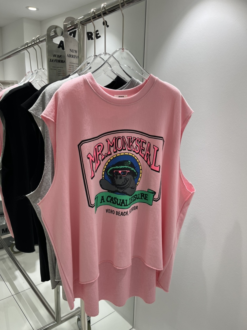 JENNIE東大門㊣直郵女裝新款熱賣推薦時尚休閑職業真品25秋冬T恤JENNIE/VENEFITT恤圖色2