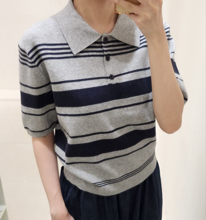 FEMME韓國代購㊣女裝新款休閑職業真品熱賣人氣針織衫單排扣FEMME針織衫圖色2