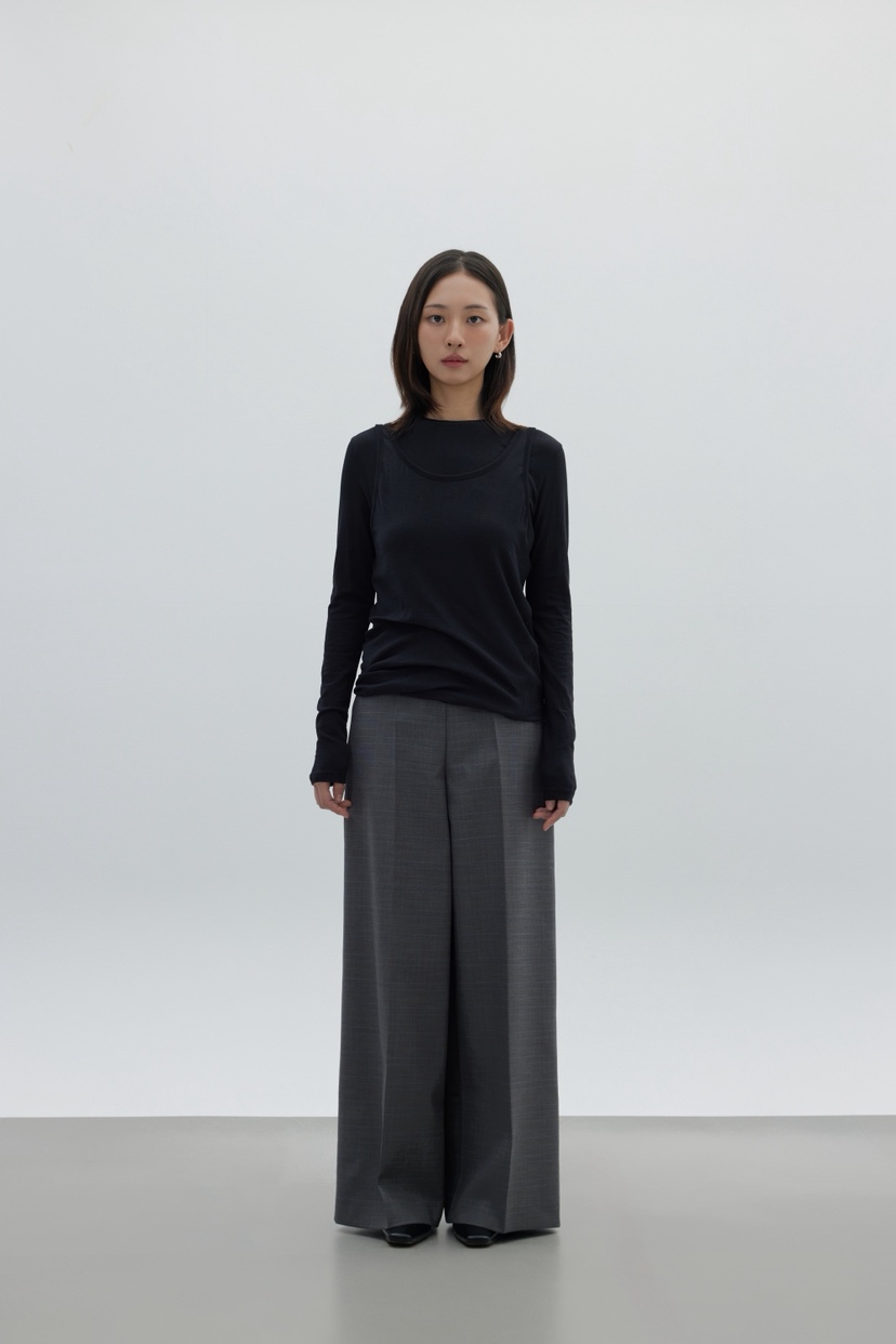 LE-PPL東大門㊣實拍女裝新品休閑25秋冬人氣時尚熱賣休閑褲LE-PPL休閑褲圖色2