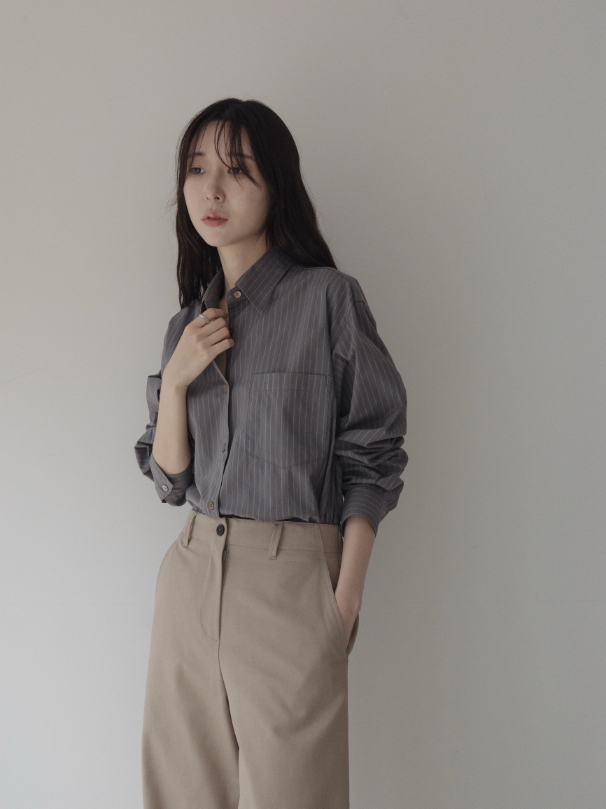 CULLUM韓國代購㊣女裝新款休閑真品人氣推薦時尚襯衫蕾絲衫CULLUM襯衫/蕾絲衫