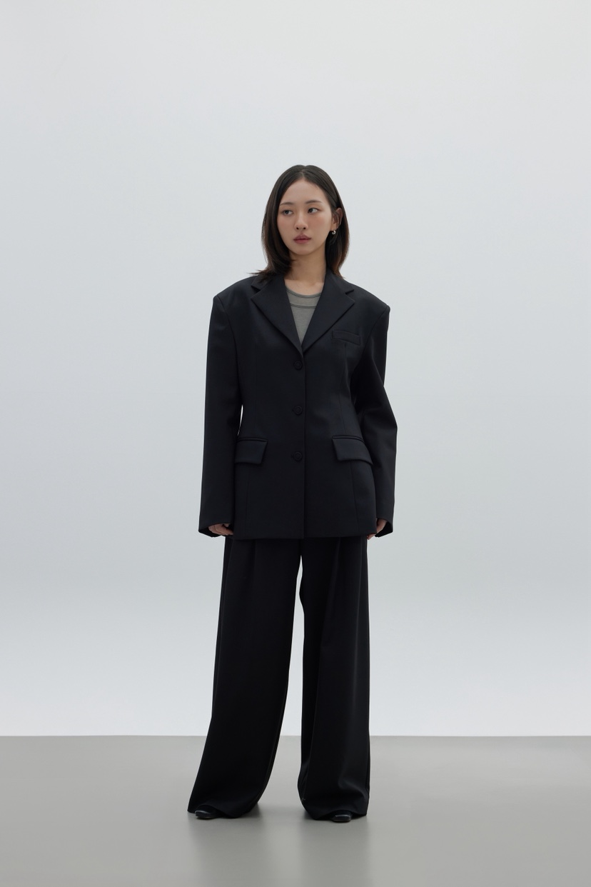 LE-PPL東大門㊣代購女裝新品休閑熱賣時尚人氣真品正裝褲西褲LE-PPL正裝褲/西褲