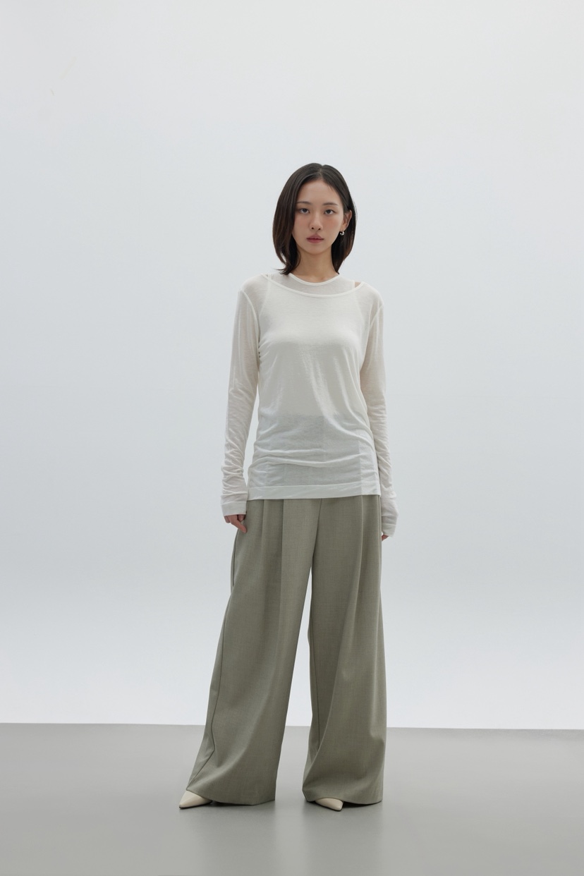 LE-PPL東大門㊣代購女裝新品休閑熱賣時尚人氣真品正裝褲西褲LE-PPL正裝褲/西褲圖色2