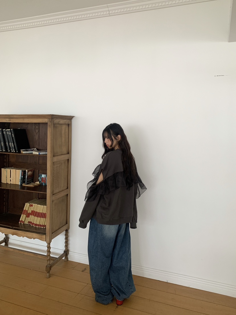 INTHEEND韓國直郵㊣女裝新品人氣25秋冬真品休閑職業時尚衛衣INTHEEND衛衣