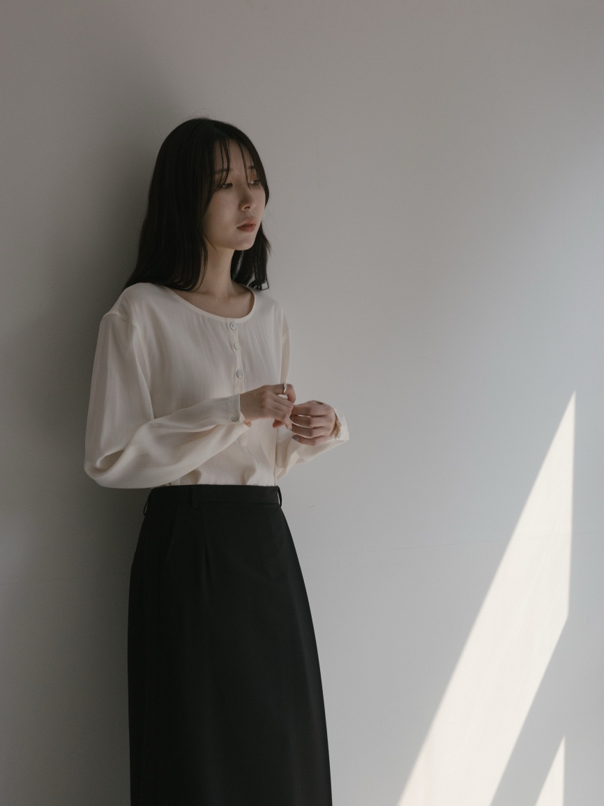 CULLUM東大門㊣直郵女裝新款真品休閑職業時尚25秋冬襯衫蕾絲衫CULLUM襯衫/蕾絲衫